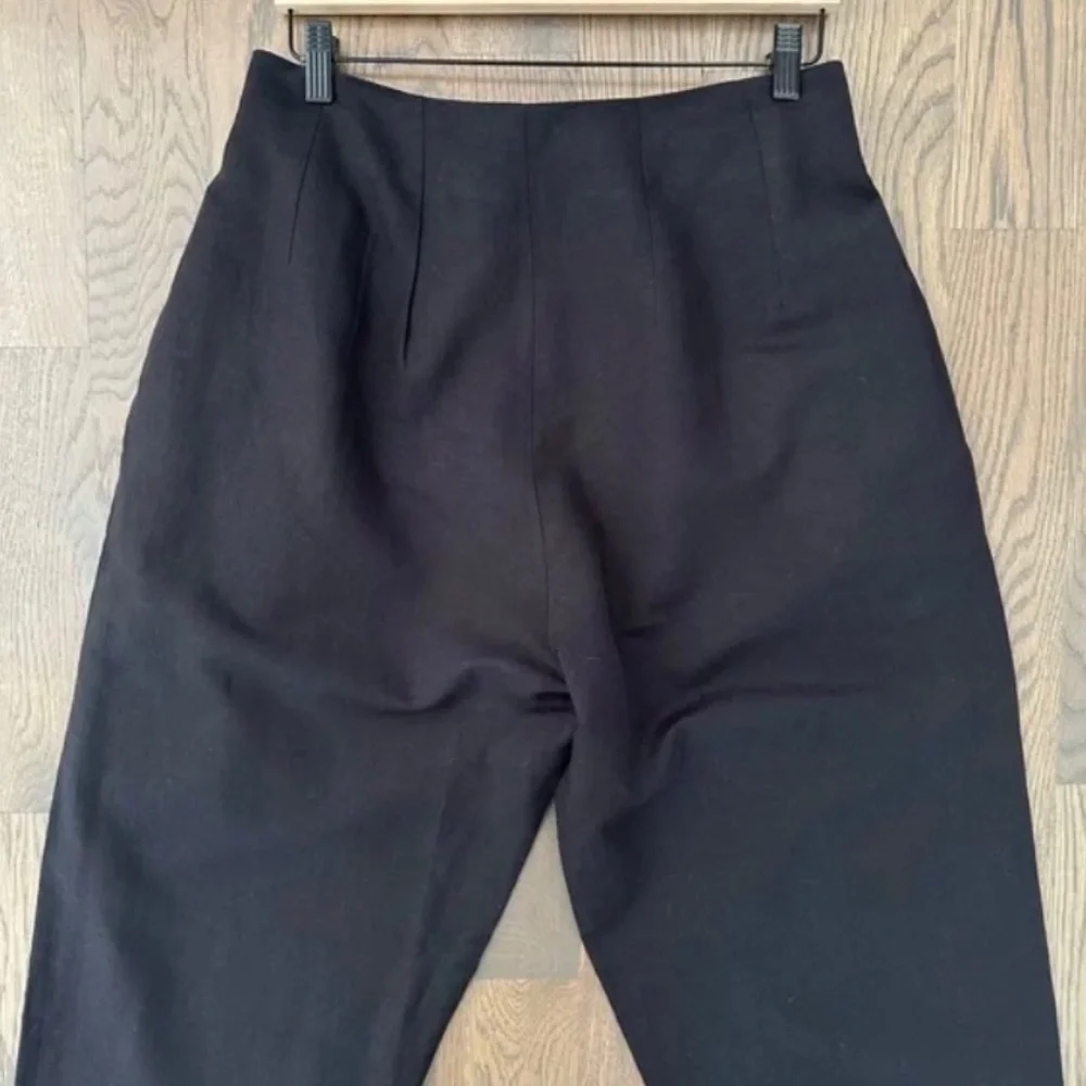 DÔEN Black Linen Louvre Pant, NWT - Picture 6 of 7